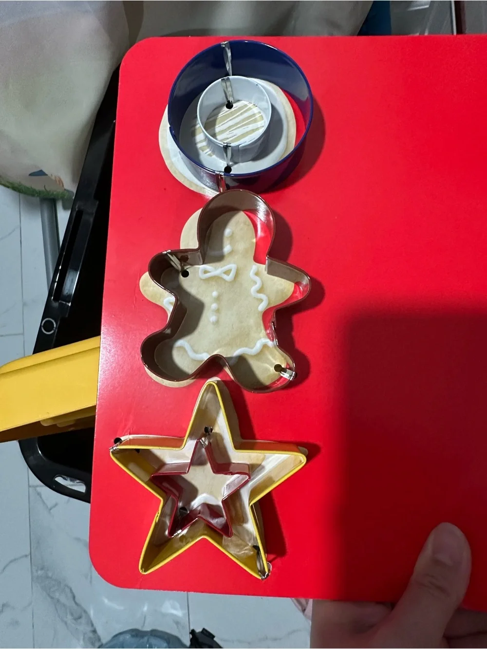 0 pieces Cookie Cutters Christmas Tree,Snowflake,star,Gingerbread Man, Circle N